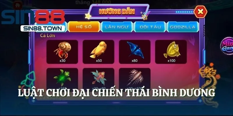 Luật chơi đại chiến Thái Bình Dương